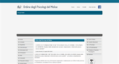 Desktop Screenshot of ordinepsicologimolise.it